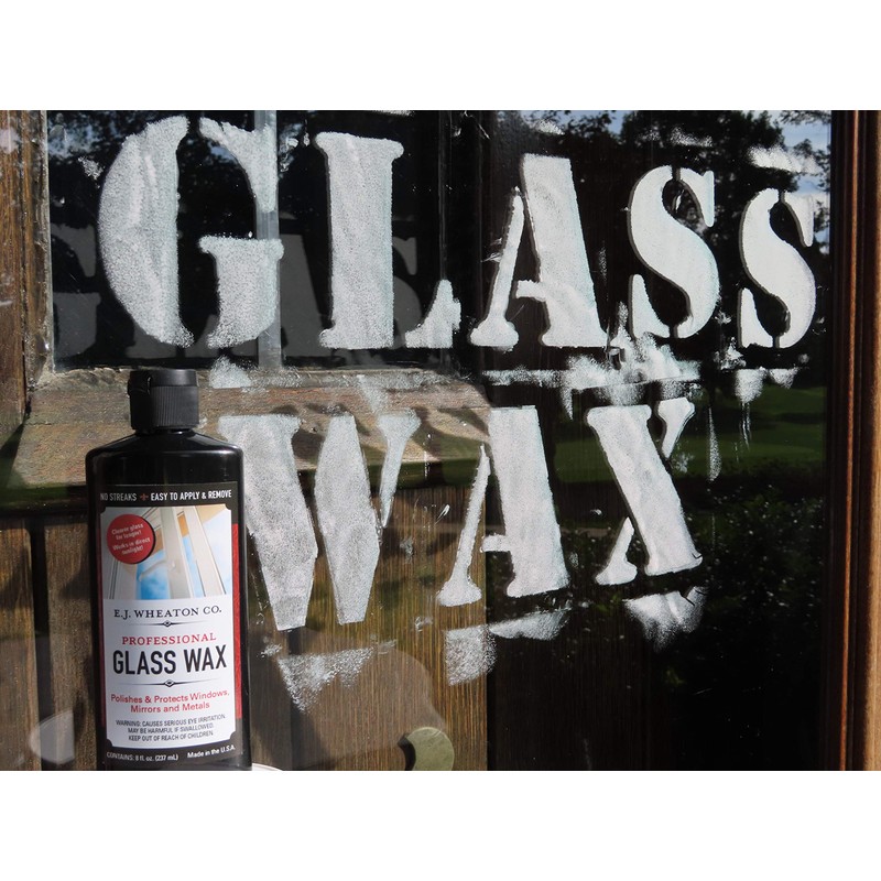 E.J. Wheaton Glass Wax, Polishes and Protects Windows, Mirrors and