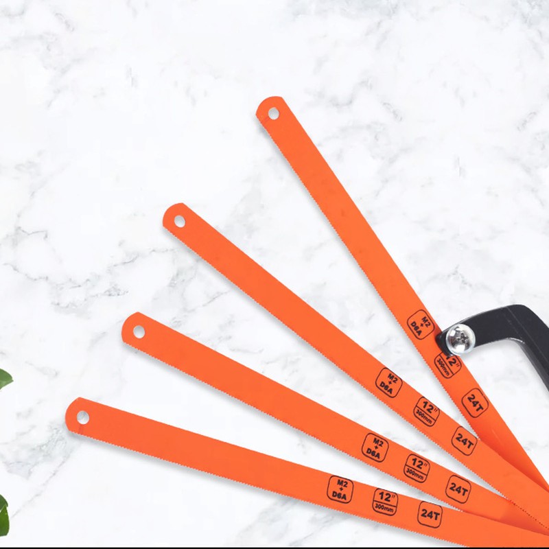 10 Pcs Hacksaw Blade 12 Inch 24 Teeth Strong Toughness