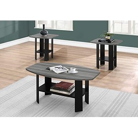Monarch Specialties I TABLE SET, Black