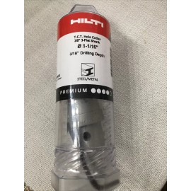 HILTI TCT HOLE CUTTER * 1-1/16” TCT Hole Cutter 3/16” Deep * #3699058 * New