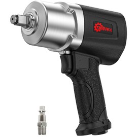 Trivd Frol Air Impact Wrench - 1/2 Inch Air Impact Gun 1/2 Drive, 1500Ft-lbs, 8000RPM High Torque Impact Wrench, Weight 4.74 lb, Half Inch Impact wrench Tire Impact wrench for Auto Repair, Tire Shop