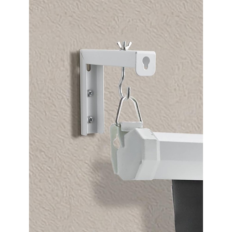 E-Supply EEX-PSKA01WH Screen Hanging Bracket, Ceiling, Wall Mount Bracket, Load