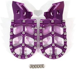 Motorcycle Foot Pegs 7075 Aluminum Pedals for Surron Ultra Bee,Foot Rests for Sur Ron Electric Dirt Bike,Sur ron Accessories,Purple