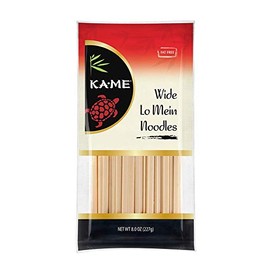 Ka-Me Noodles, Wide Lo Mein, 8 Ounce (Pack of 12)
