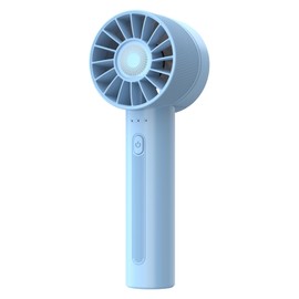 Portable Fan, Mini Handheld Fan with 3 Adjustable Speeds, 2600mAh Handheld Fan with 3-16H Usage Time and Newly Upgraded Motor, Small Lash Fan for Women's Make Up Fan, Nice Mini Fan for Summer (Blue)