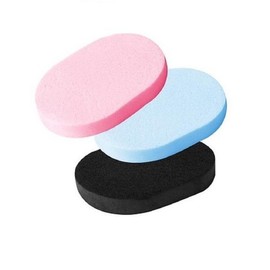 Natural sea sponge facial cleansing sponge, soft skincare massage, pink / 천연 해면 세안 스펀지 부드러운 피부관리 마사지 핑크색