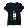 Womens Sik Wu Mahjong V-Neck T-Shirt