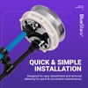 BlueStars Dual Push Flushing Toilet Water Tank Button Replacement with