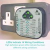 Kewtech KEWCHECK103 Mains Wiring Socket Tester