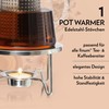 Finum Stainless Steel Tea Warmer, Silver