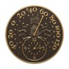 Whitehall Products 01793 Pineapple Thermometer Clock Combo