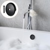3-1/8" Bathtub Overflow Drain Cover, Single Hole Tub Overflow Drain