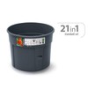 PROSPERPLAST Tomato Grower Plastic Planter in Anthracite (L) x 29.5