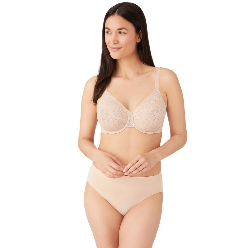 Wacoal Women's Visual Effects Minimizer Bra,Sand,42DD