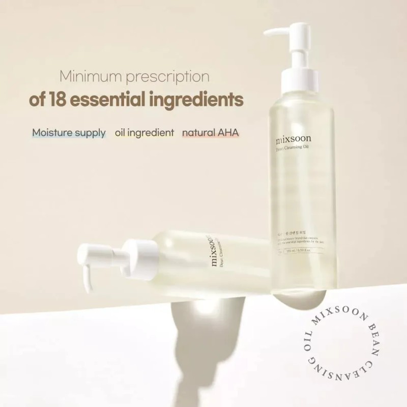 Aceite De Limpieza Facial Mixsoon Bean Cleansing Oil 195ml Todo