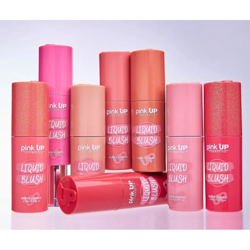 Rubor Liquido Liquid Blush Pink Up Tono Del Maquillaje Sunsent