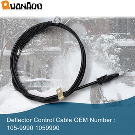 Quanaoo Deflector Control Cable 105-9990 for Toro Snowthrower fits Toro 26 inch Power Max 726 826 926 928 1028 1126 Snowblower