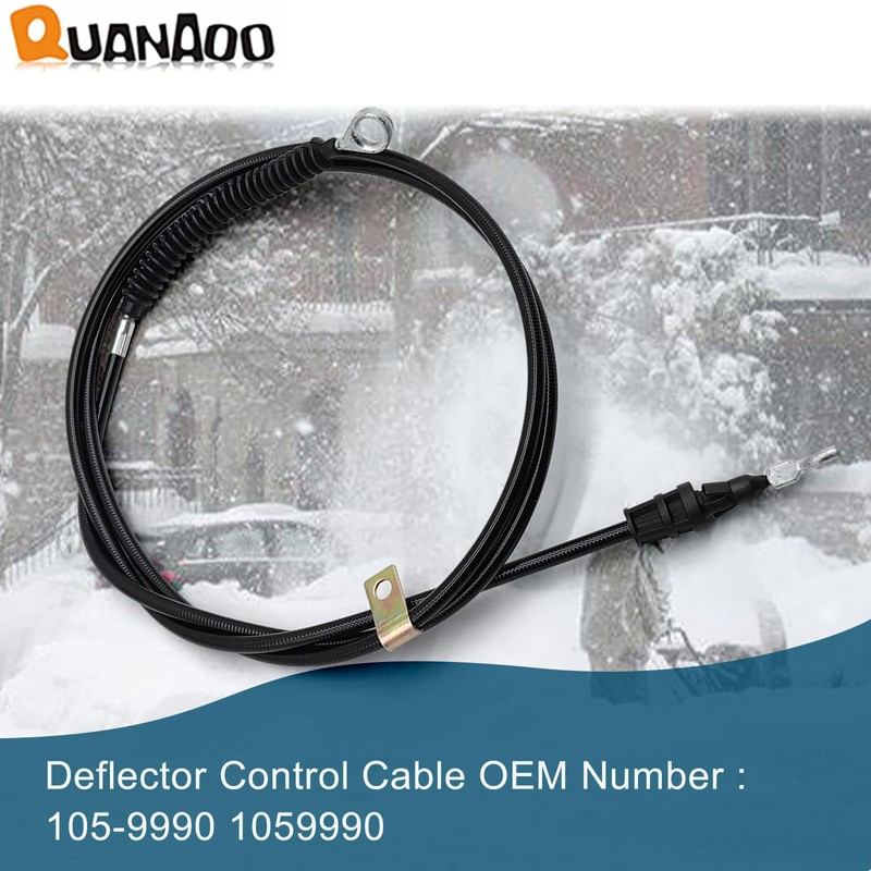 Quanaoo Deflector Control Cable 105-9990 for Toro Snowthrower fits Toro
