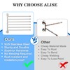 Alise Swivel Towel Rack, SUS304 Stainless Steel 6 Arms Towel