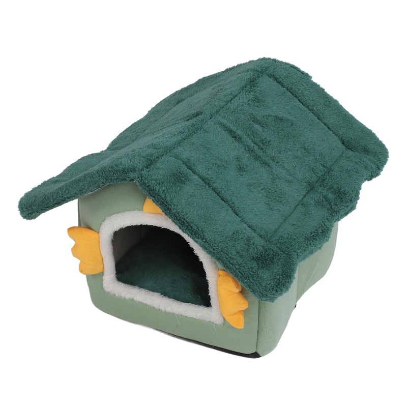 Pet Bed House Soft Warm Cat Bed Cave Detachable Cozy