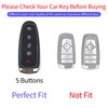 Hoespen for Ford Key Fob Cover TPU with Keychain Key