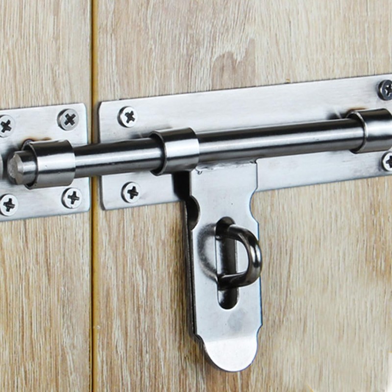 Lokatall Sliding Door Lock, 8 Inch Latch Door Lock Slide