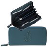 Branco Women's RFID Secure XL Leather Wallet with Zip Round