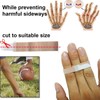 Mcvcoyh Broken Finger Wraps, Finger Buddy Straps, Finger Splint Buddy
