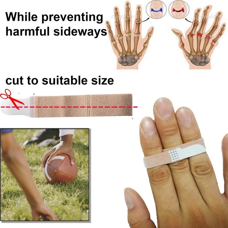 Mcvcoyh Broken Finger Wraps, Finger Buddy Straps, Finger Splint Buddy