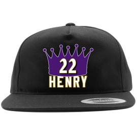 Snapback Black Baltimore Derrick Henry King Logo Hat