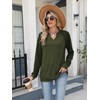 Poetsky Oversized Sweatshirts for Women Notch Neck Loose Fit Cute
