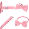 DonDon Father-son bow tie set in partner look, already tied