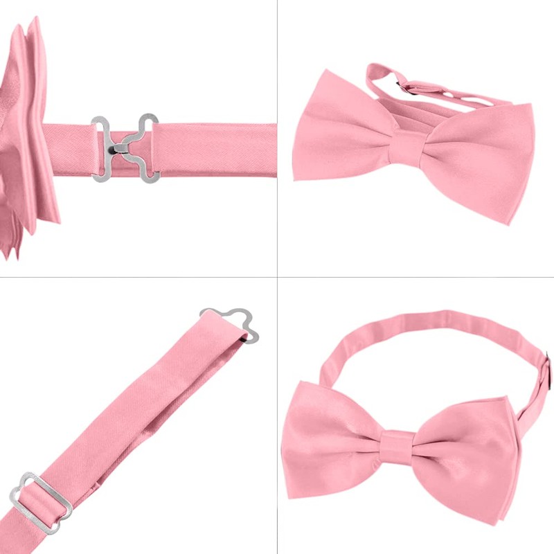 DonDon Father-son bow tie set in partner look, already tied