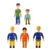 Character Option Fireman Sam 5 Figures Norman, Elvis, Dilys and