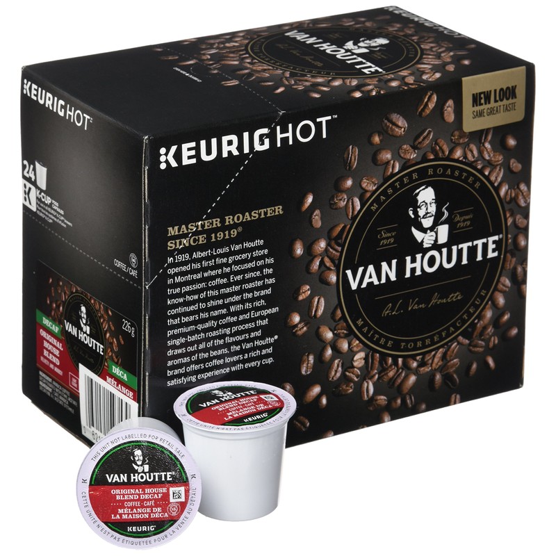 Van Houtte Decaf Original House Blend Coffee K-Cups for Keurig