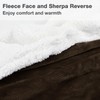 Catalonia Sherpa Wearable Blanket with Sleeves & Foot Pockets for