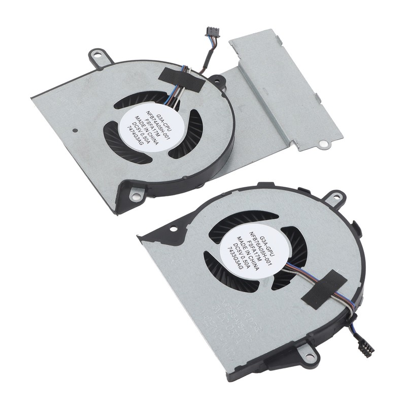 2pcs 4pin CPU Cooling Fan Computer Case Cooler Ventilator Fit