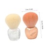 FOMIYES 2pcs Nail Dust Brush for Makeup Nail Art Blush