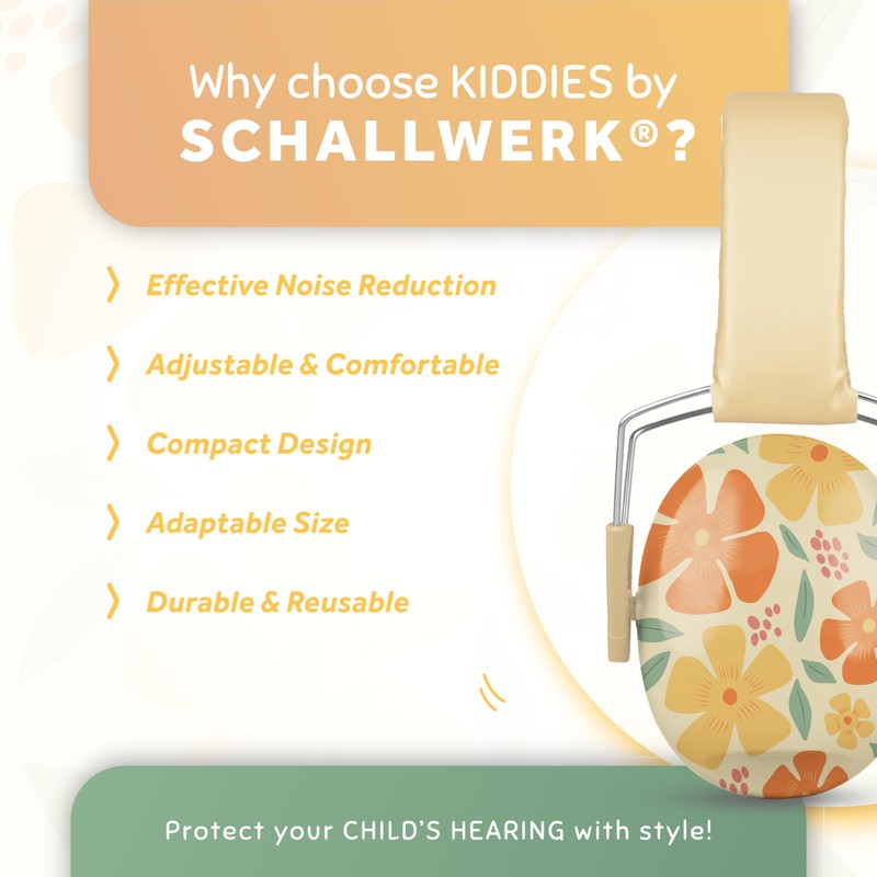 Schallwerk ® Kiddies Hearing Protection Headphones | Hearing Protection for