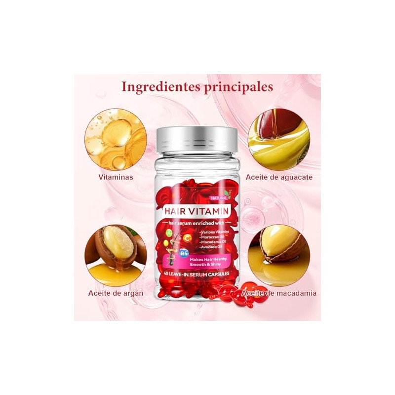 Cápsulas para el Cuidado del Cabello, Aceites para el cuidado