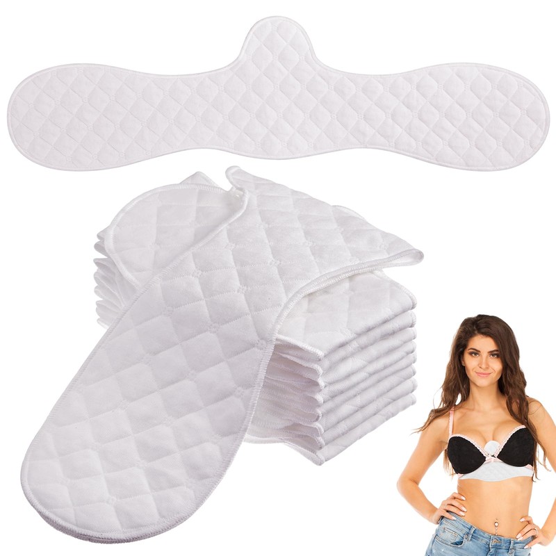 Boyiee 9 Pcs Cotton Bra Liners 3 Layer Reusable Under