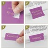 Purple Leather Bible Tabs, Laminated Bible Tabs for Women Study