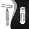 Pearl Shaving Double Edge Safety Razor SSH-05 (CloseComb,Chrome)