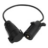 Trailer Plug Adapters 7 Pin Safe Reliable Durable Dual Head