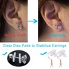 MODRSA Clear Disc Pads no Pull Plastic Piercing Disc for