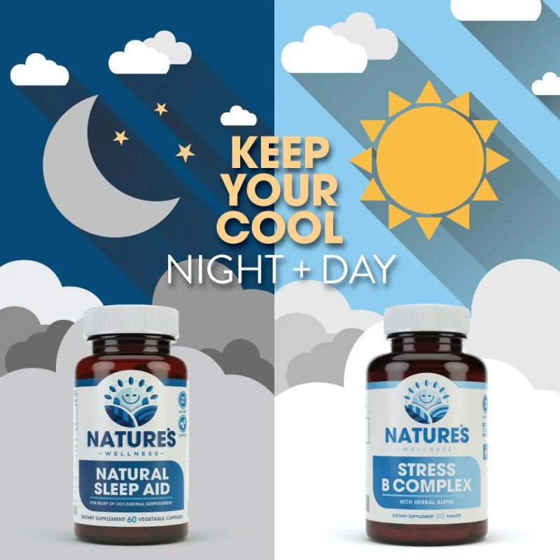 Vitamin B Complex Alivio Estrés Natures Wellness