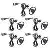 2 Way Radio Earpiece 2 Pin Plug D Shape Security