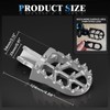 IUVWISN Wider Footpegs CNC for Surron LBX/E-Ride Pro SS/SR/S, Dirt