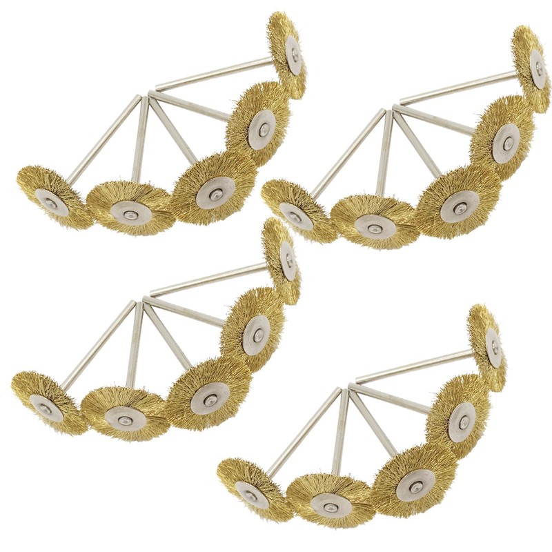 JINTONG Router Brush Wheel Type [0.09 inch (2.35 mm) Shaft]
