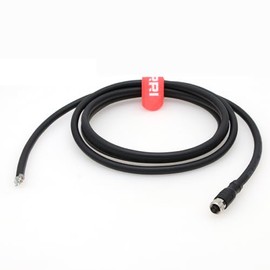 DRRI IP67 M8 A-Code Female Molded to Single End Profinet/Ethernet Sensor Cable for Industrial Automation Devices